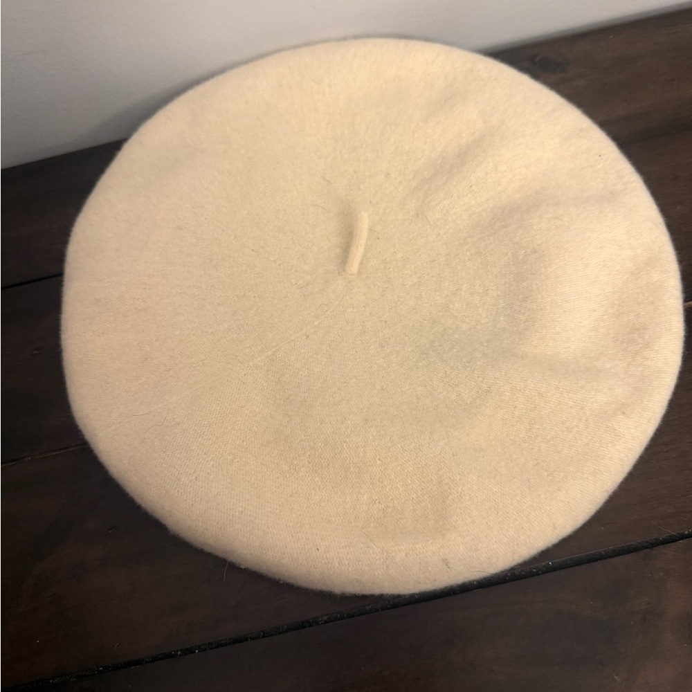 Parkhurst Cream Wool Beret – Made in Canada